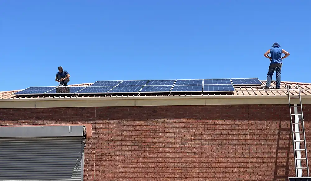 Solar Panel Installation for Commercial Client Cape Town